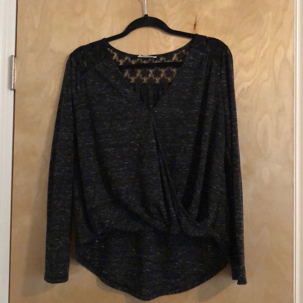 High-Low Black Shirt